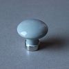Bouton de Placard PORCELAINE Gris Foncé Espace Poignées